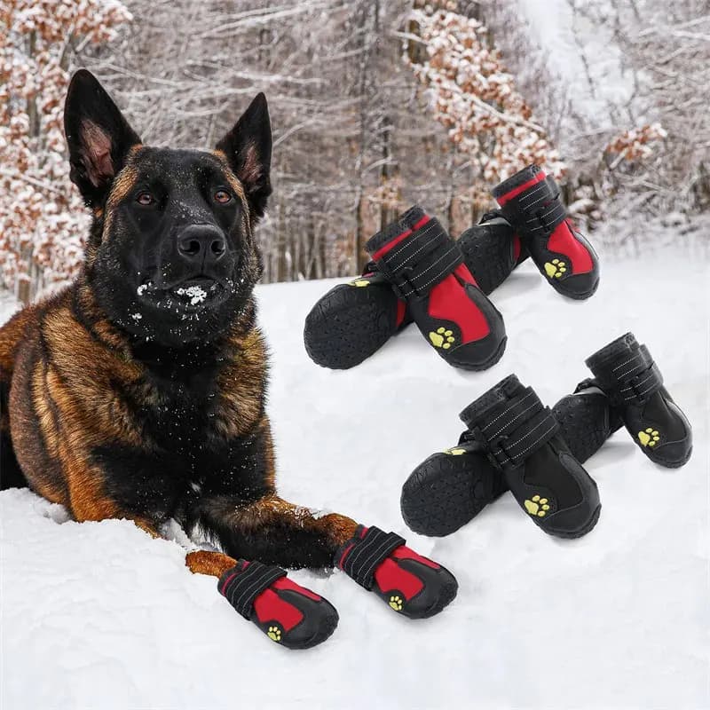 Chaussure chien – bottes outdoor réfléchissantes