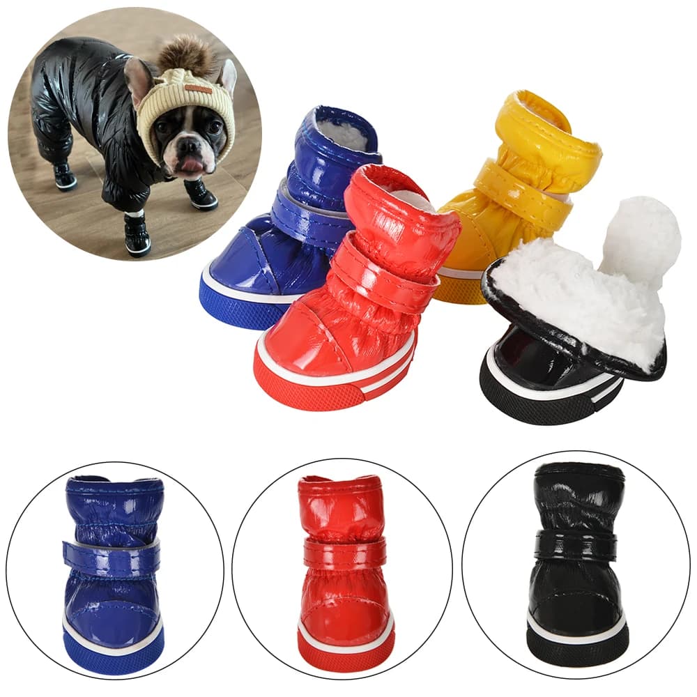 Chaussure chien – bottines d'hiver doublées